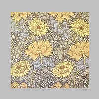 'Chrysanthemum' wallpaper design by William Morris, produced by Morris & Co in 1877..jpg